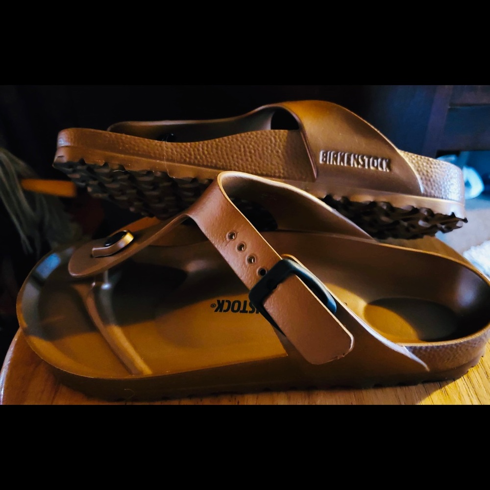 New Birkenstock Gizeh EVA Essentials RARE Copper